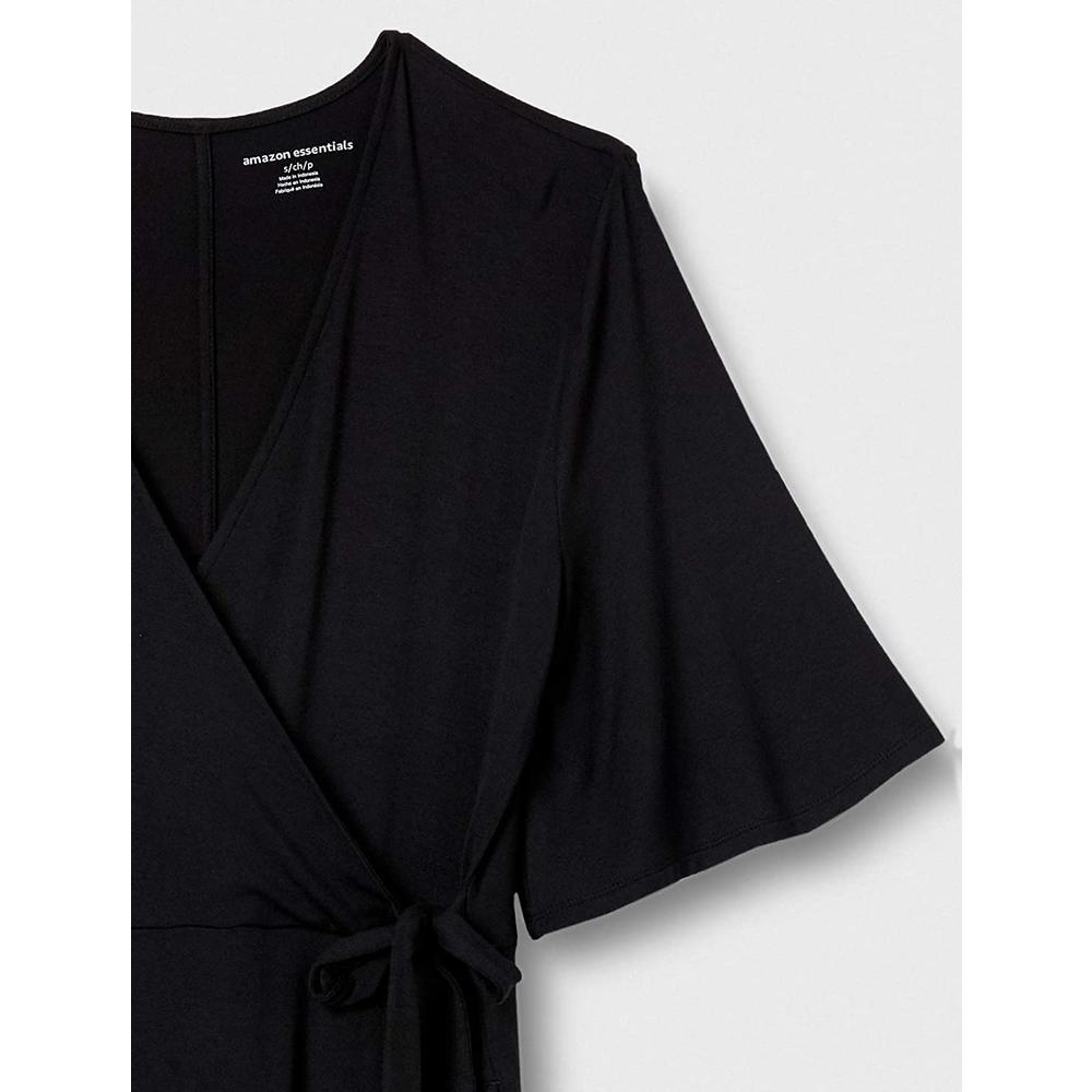 Amazon Essentials Essentials Women's Standard Kimono Sleeve Wrap Dress