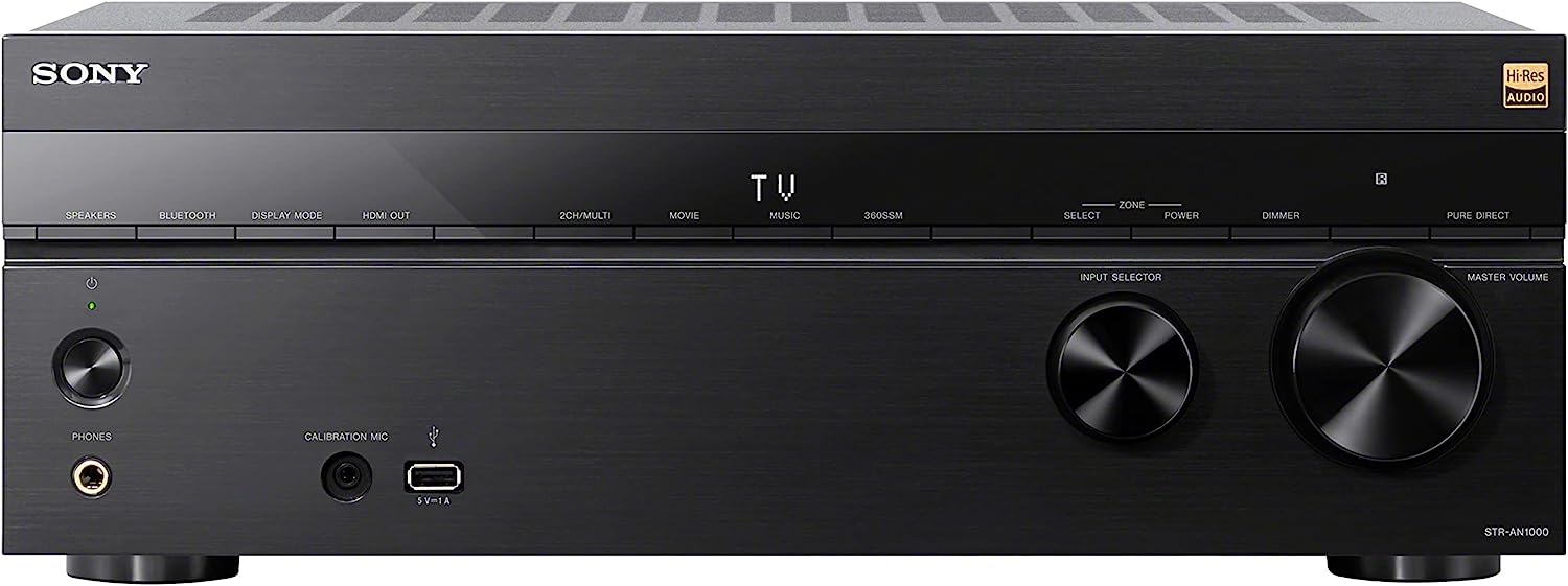 Sony STR-AN1000 7.2 CH Surround Sound Home Theater 8K A/V Receiver