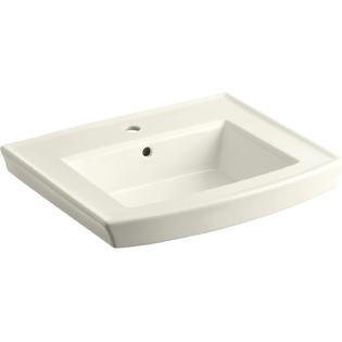 Kohler K 2358 1 96 Archer Pedestal Bathroom Sink Basin With Single Hole Faucet Drilling Kohler K 2358 1 96 Archer Pedestal Bathroom Sink Basin With Single Hole Faucet Drilling