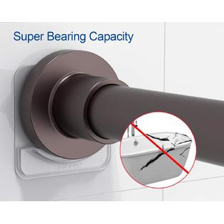 shower curtain rod holders no drill shower curtain rod holders no drill