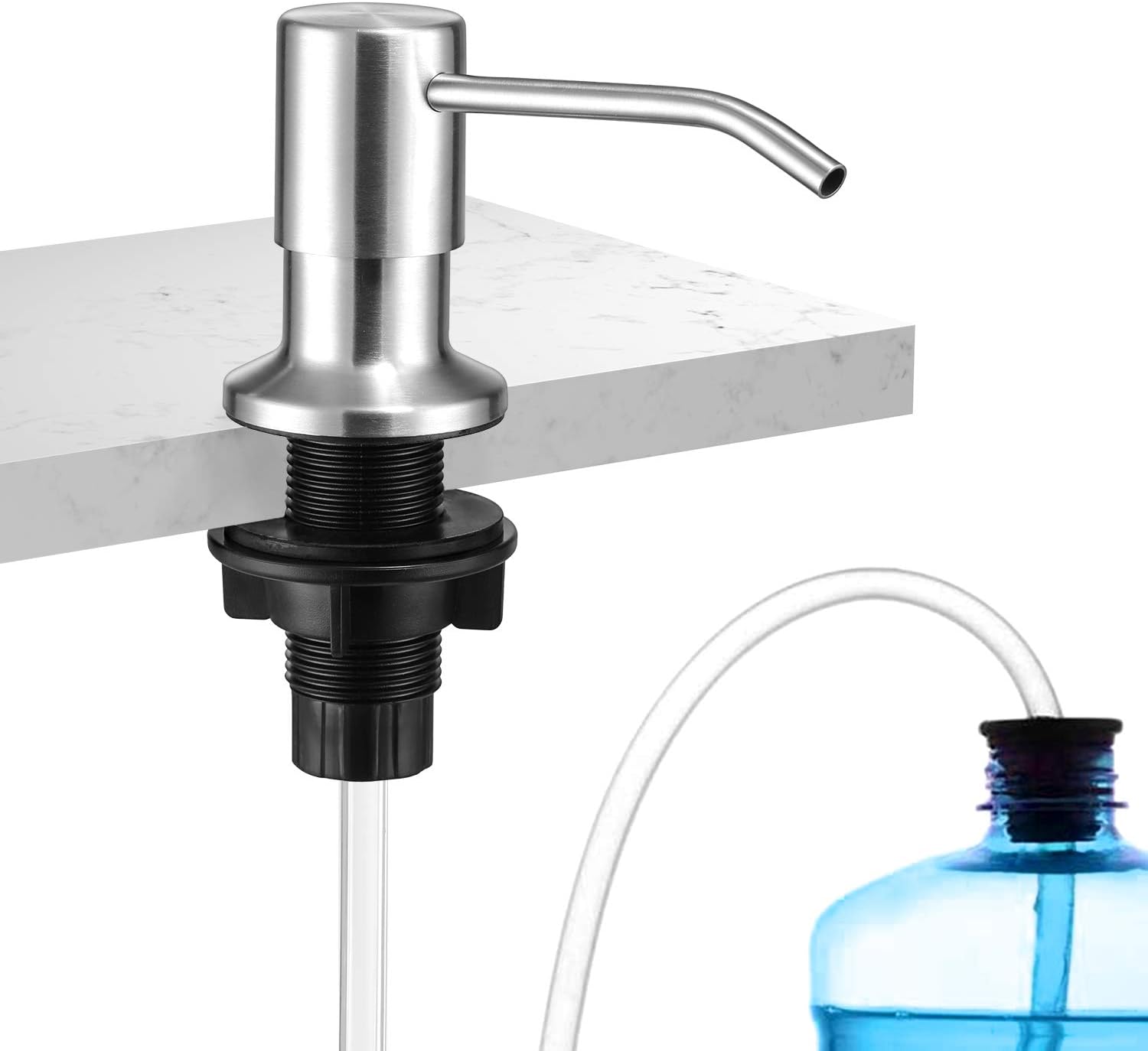 LEPO Dish Soap Dispenser for Kitchen Sink, Kitchen Sink Soap ...