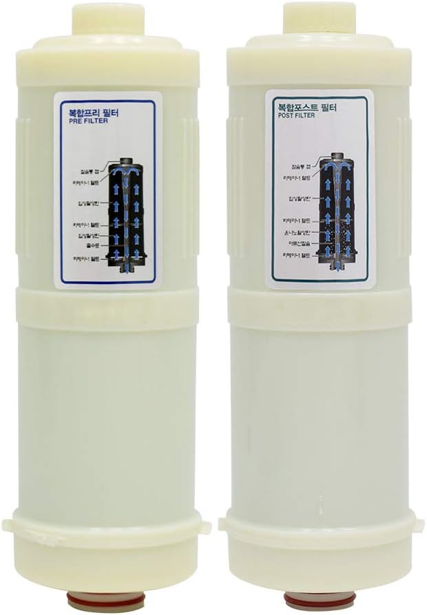 IonHiTech Biontech Water Ionizer Filter Set for BTM-700, BTM-800, BTM-400N, BTM-595N, BTM-102G, PRIME GOLD