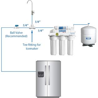 Apec Water Systems Icemaker Kit Ro 1 4 Ice Maker Installation Kit Reverse Osmosis Refrigerator And Water Filters For 1 4 Od Tubing Output Apec Water Systems Icemaker Kit Ro 1 4 Ice Maker Installation Kit Reverse Osmosis Refrigerator And Water Filters For 1 4 Od Tubing Output