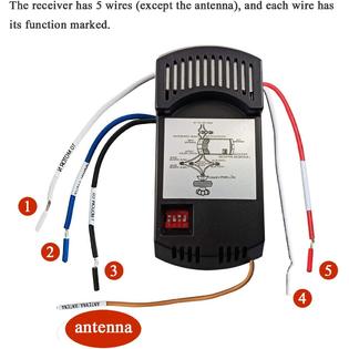 Breeze Bay iSH09-M878726mn FAN-28R Ceiling Fan Receiver for Hampton Bay Harbor Breeze KUJCE9103 FAN-35T FAN-53T Fan-HD5 FAN-11T CHQ7078T
