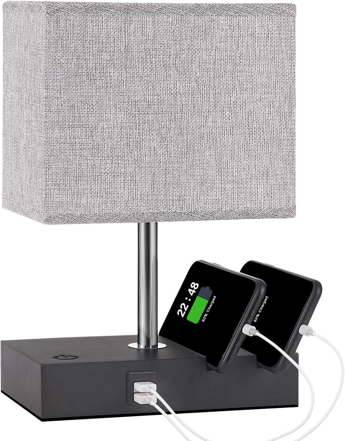 Fully Dimming Usb Table Lamp, Touch On Off Bedside Table Lamps