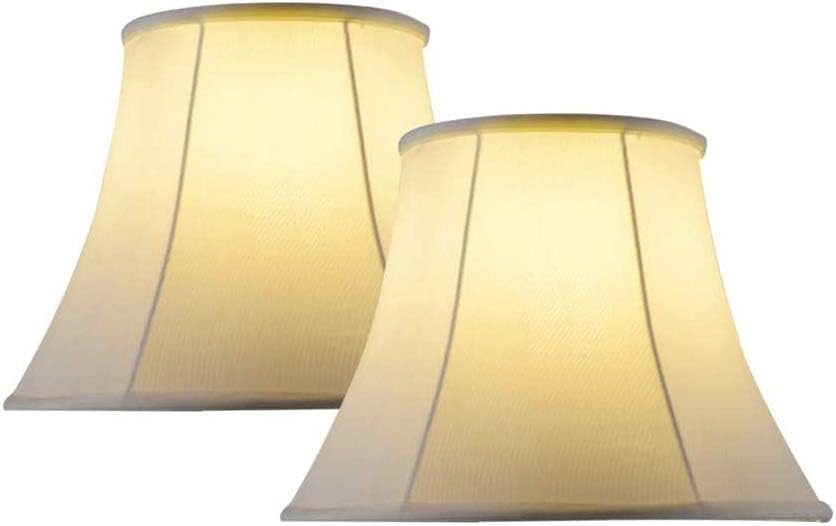 Generic Lamp Shades For Table Lamps Set Of 2 Bell Lampshade Floor Off White Color 5x10x8 Inches Simple Assembly Required Spide Generic Lamp Shades For Table Lamps Set, Floor Lamp Shade Measurements Chart