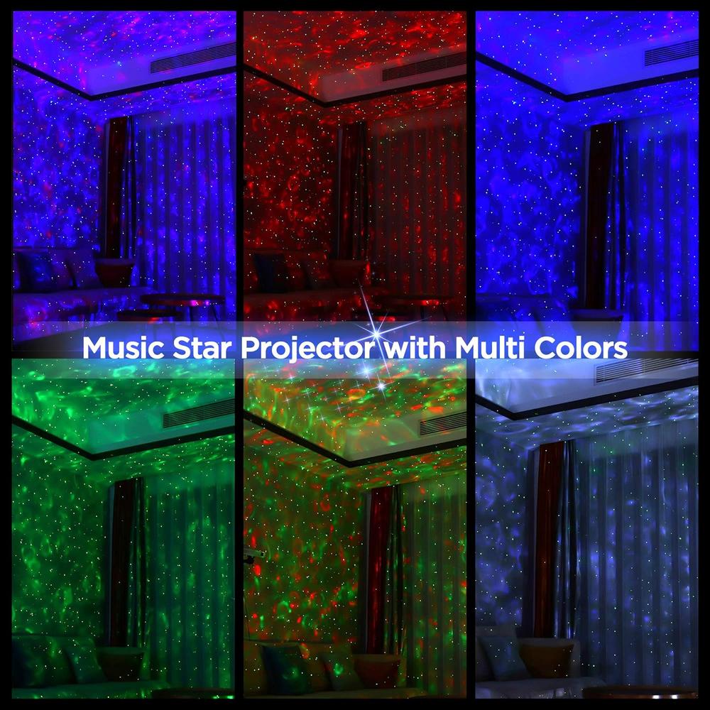 Kapebow Star Projector, Galaxy Star Night Light Projector Working with Smart App