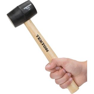 TEKTON 8 oz. Wood Handle Rubber Mallet | 30501