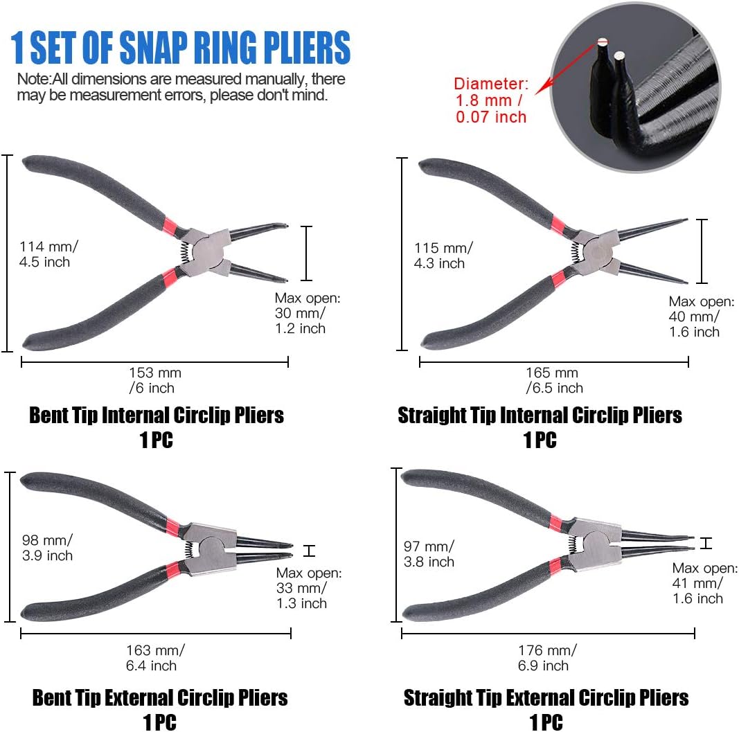 Difference Between Internal And External Snap Ring Pliers Difference Between Internal And External Snap Ring Pliers