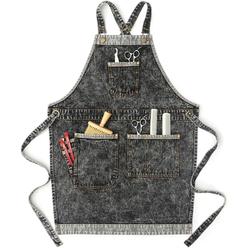 Jeanerlor - Denim Hair Stylist Tool Apron with Pockets for Women - Jean  Work Apron Cross Straps