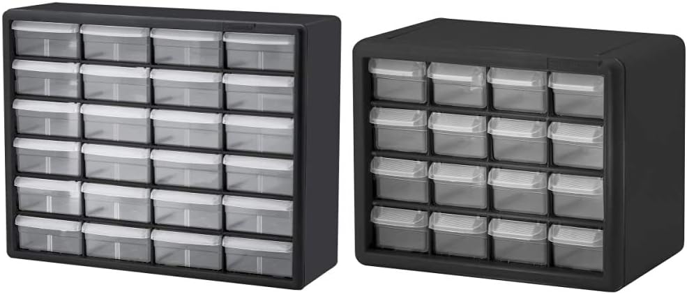 Generic Akro Mils 24 Drawer 10124 Plastic Parts Storage Hardware And Craft Cabinet Black 1 Pack Generic Akro Mils 24 Drawer 10124, Akro Mils 24 Drawer Plastic Storage Cabinet