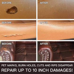 Arcssai Brown Leather Repair Kits For, Leather Repairs For Couches