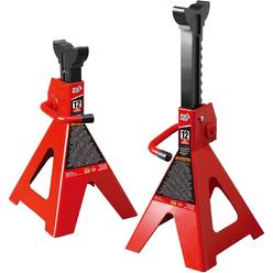 TORIN BIG RED T42202  Steel Jack Stands: 2 Ton (4,000 lb) Capacity, Red, 1 Pair