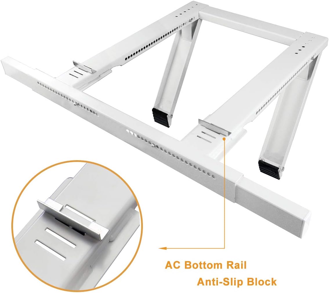 Jeacent Innovations Jeacent AC Window Air Conditioner Support Bracket No Drilling Heavy Duty, Up to 200 lbs