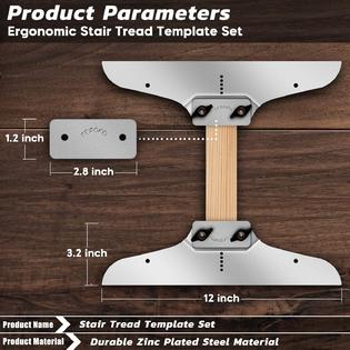 Generic Stair Tool, Stair Tread Template Tool,Stair Tread jig, Metal