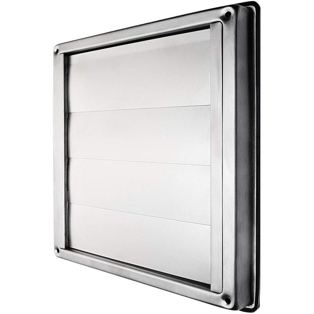 calimaero VKE 4" Inch Stainless Steel External Air Vent Louvre Gravity Flap Grille