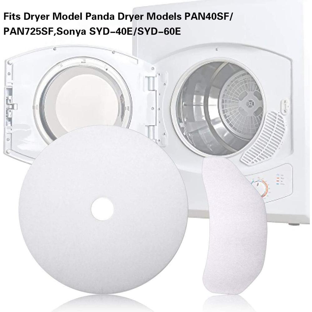 lgvofojhguei 25 Pieces Compatible Cloth Dryer Exhaust Filter Set Replacement for Panda/Magic Chef/Sonya/Avant