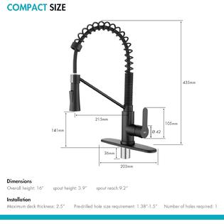 Amazing Force Kitchen Faucet With Pull Down Sprayer Commercial Kitchen Sink Faucet Single Handle Utility Sink Faucet Single Hole Or 3 Hole F