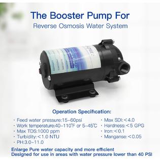 C Ro3 100g Geekpure Reverse Osmosis Booster Pump Kit With Transformer High And Low Pressure Switches Fittings For Ro System C Ro3 100g Geekpure Reverse Osmosis Booster Pump Kit With Transformer High And Low Pressure Switches Fittings For Ro System