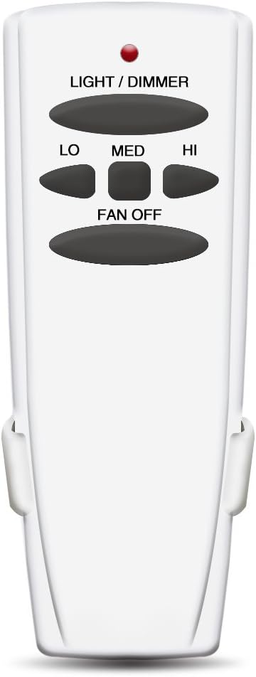 Ecoolink Ish09 M833185mn Cor Ceiling Fan Remote Control With Light Dimmer Function Replace Hampton Bay Uc7078t No Reverse Wall Mount Included - Hampton Bay Hunter Universal Ceiling Fan Remote Control Wall Mount