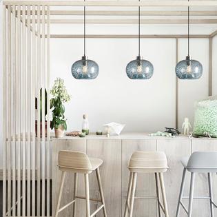CASAMOTION Pendant Lighting Hand Blown Glass Drop Ceiling Lights for