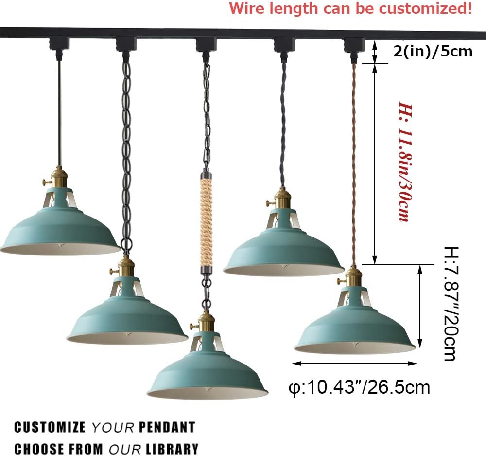 Stglighting Juno Track Pendants Lighting Iron Art Sea Blue Decoratefor Instant Pendant Light For Children Room Customizable Macaron L Stglighting Juno Track Pendants, Juno Track Lighting Pendant Fixtures