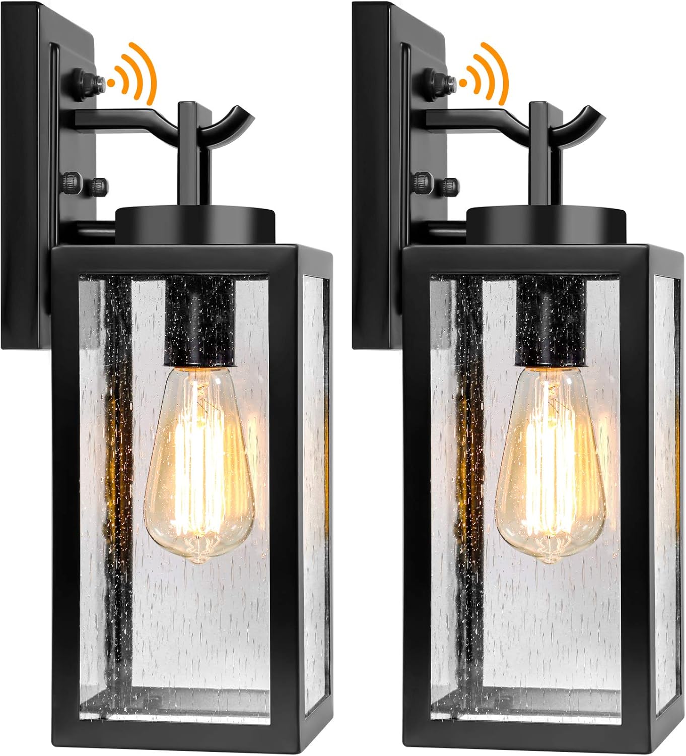 Verron 2 Packs Dusk To Dawn Outdoor Wall Lantern With Sensor Exterior Porch Light Fixtures Mount 100 Waterproof Anti Rust Mat Packs Dusk To Dawn Outdoor Wall Lantern, Outdoor Wall Light Fixtures Dusk To Dawn