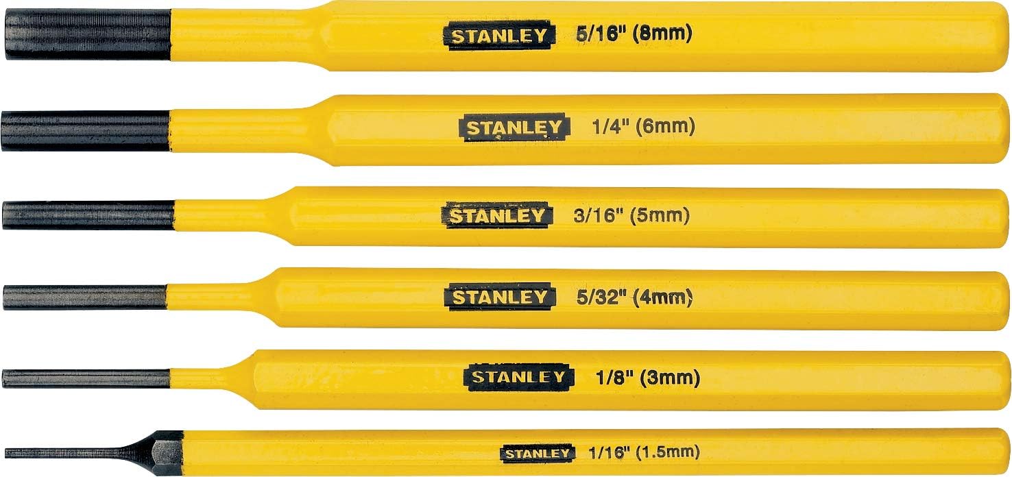 Stanley 16 226 6 Piece Punch Kit