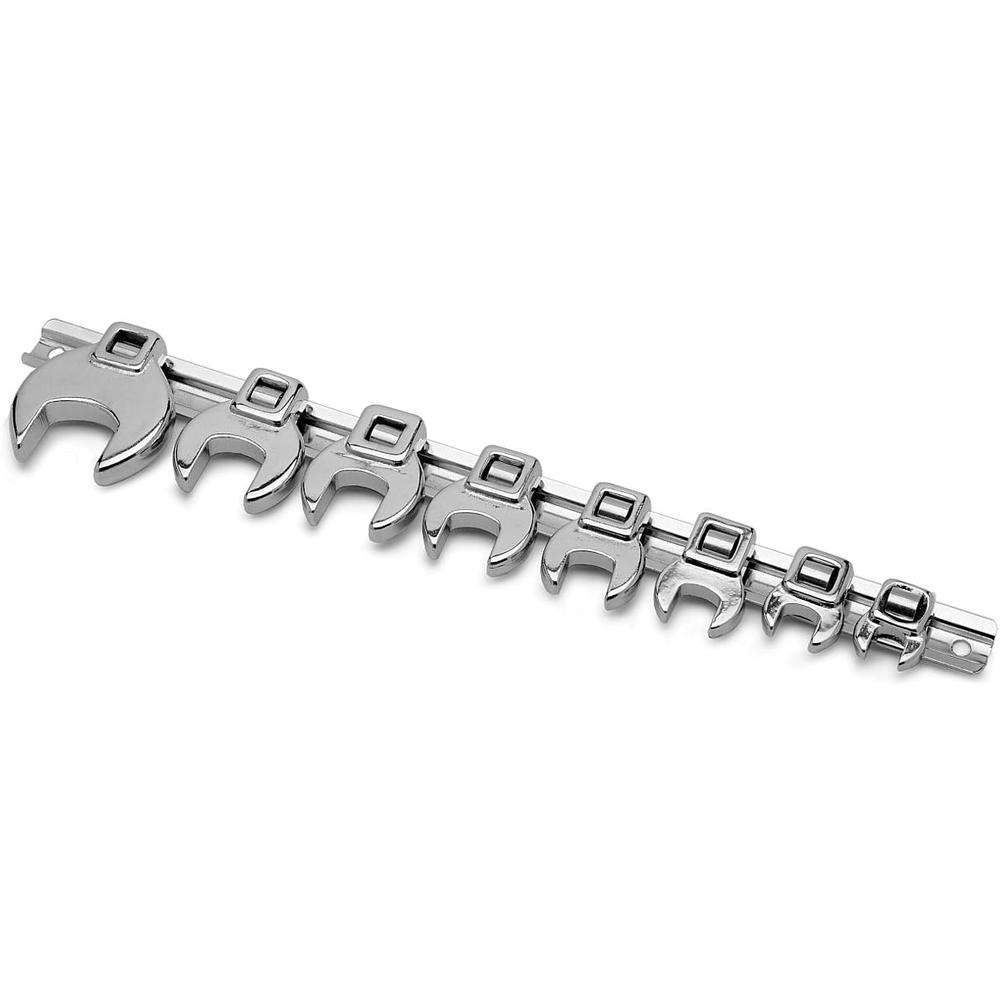 Wilmar Corporation Performance Tool W452 10-Piece Metric Open End Crowfoot Wrench Set