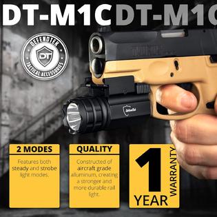TrustFire Tactical Pistol Light Rail Mounted Led Rechargeable Weapon TrustFire Tactical Pistol Light Rail Mounted Led Rechargeable Weapon
