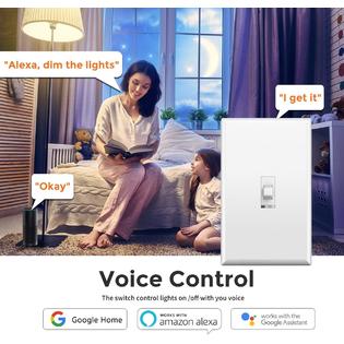 Eva Logik 3 Way Smart Wifi Toggle Dimmer Light Switch In Wall No Hub Required Compatible With Alexa And Google Home Etl And Fcc Liste Eva Logik 3 Way Smart Wifi Toggle Dimmer Light Switch In Wall No Hub Required Compatible With Alexa And Google Home Etl And Fcc Liste