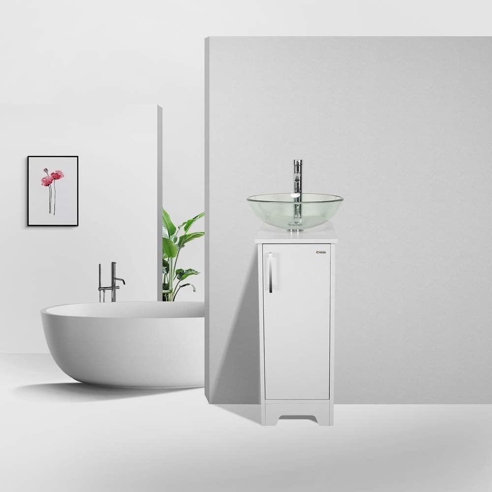 U Eway 13 Inch Small Bathroom Cabinet, Small Bathroom Vanity And Sink Combo