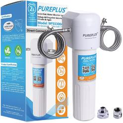 PUREPLUS Under Sink Water Filter System NSF/ANSI 42 Certified 20K Gallons High Capacity, Direct Connect Under Counter Drinking Water Fil