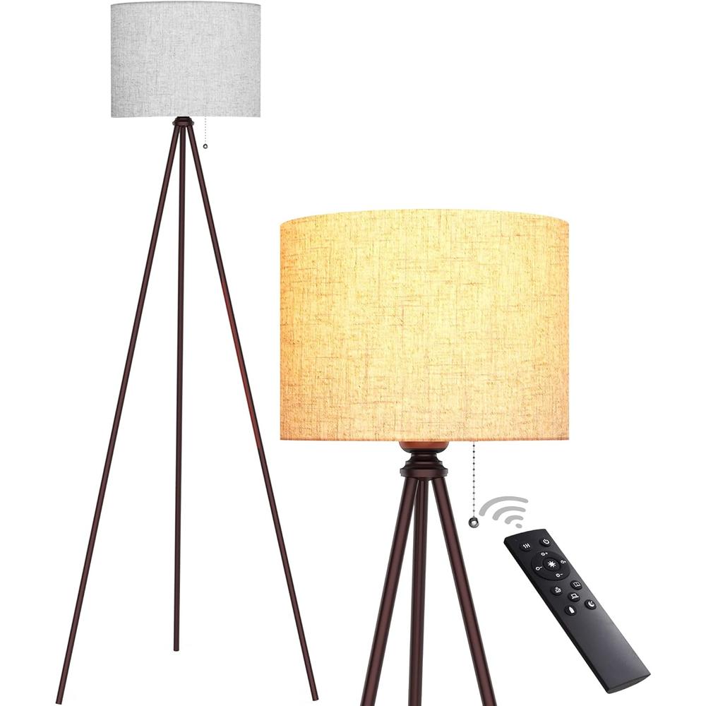 Pazzo Tripod Floor Lamp, Remote Control Modern Tall Lamp, Mid Century lamp, Standing lamp for Living Room and Bedrooms, Living Room L