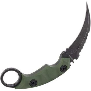 Masalong Outdoor Survival Claw Tactical Teeth Knife Double Edged Sharp Fixed Blade Knife With Sheath 5cr Black Stone Wash Green Handle Masalong Outdoor Survival Claw Tactical Teeth Knife Double Edged Sharp Fixed Blade Knife With Sheath 5cr Black Stone Wash Green Handle