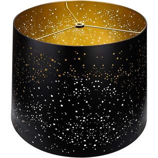 Alucset Metal Etching Process Large Lamp Shades Drum Big Lampshades For Table And Floor Light Sky Stars Design 12x14x10 Alucset Metal Etching Process Large, Metal Mesh Drum Lamp Shade