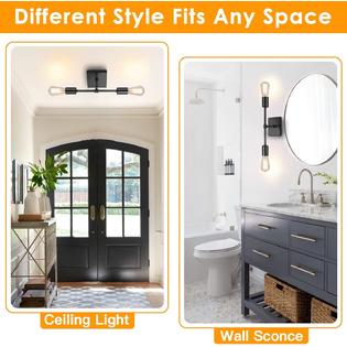 Maxvolador 2 Light Vanity Light Fixtures Set Of 2 Maxvolador 2 Light Vanity Light Fixtures Set Of 2