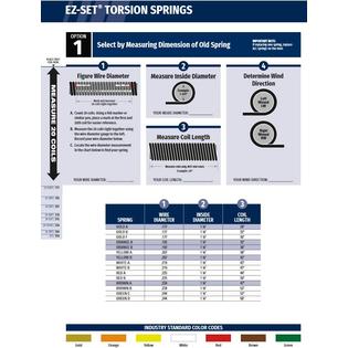 Clopay Garage Door Ez Set Torsion Spring White A 219 X 1 75 X 42 Left Hand Oem Clopay Garage Door Ez Set Torsion Spring White A 219 X 1 75 X 42 Left Hand Oem