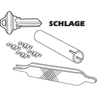 Prime Line Products E 2402 Re Keying Kit A Re Key A Lock Kit With Pre Cut Keys For Rekeying All Your Locks To One Key