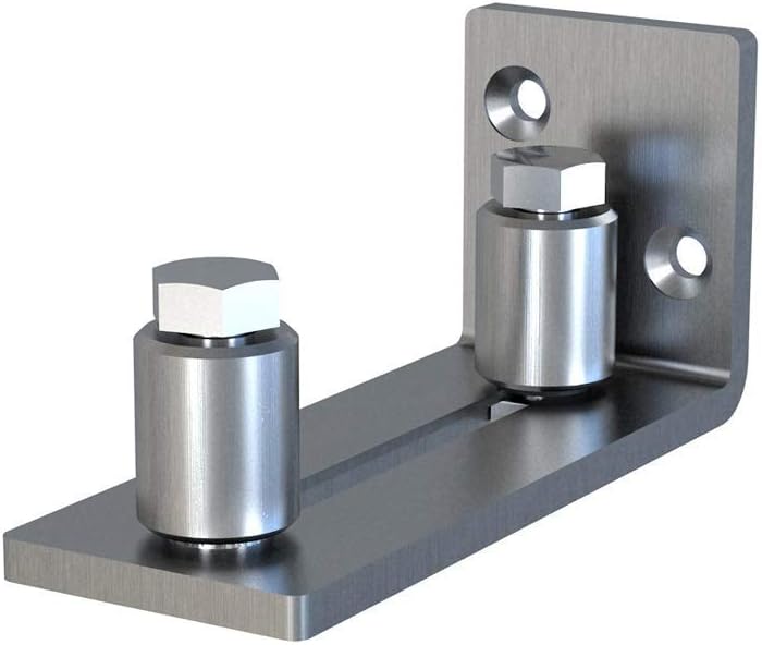 Jugreat Sliding Door Hardware Heavy Duty Barn Floor Guides Scratch Resistant Stainless Steel Flush Mount Stay Roller Wall Fl Jugreat Sliding Door Hardware Heavy, Flush Mount Sliding Door
