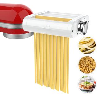 Antree Pasta Maker Attachment 3 in 1 Set for KitchenAid Stand Mixers  Included Pasta Sheet Roller, Spaghetti Cutter, Fettuccine