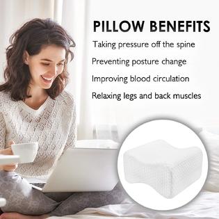 THETIS Homes Knee Pillow for Side Sleeper Leg Pillow for Sciatic Nerve Pain  Relief, Back, Hip
