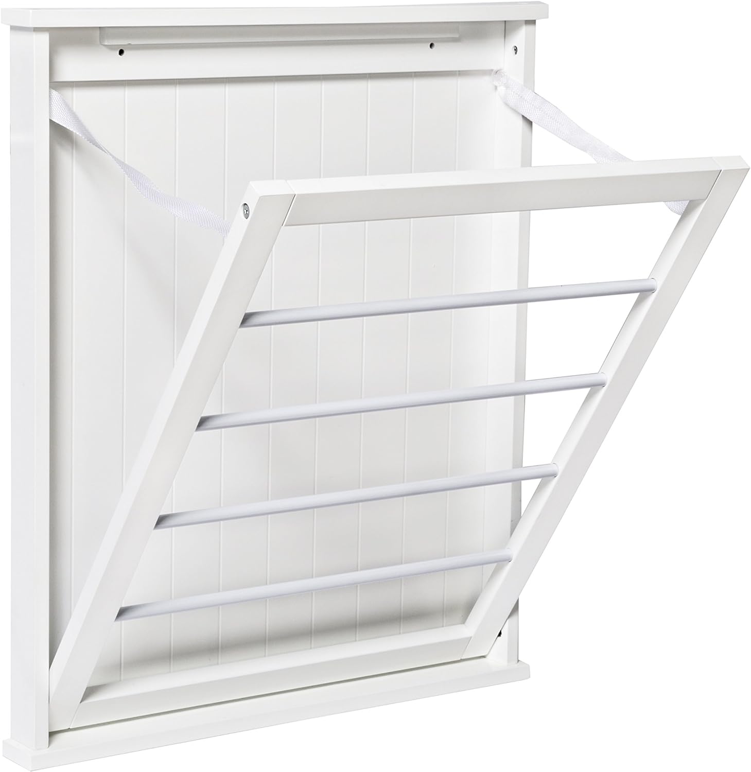 Honey Can Do DRY-04446 Small Wall-Mounted Drying Rack, White