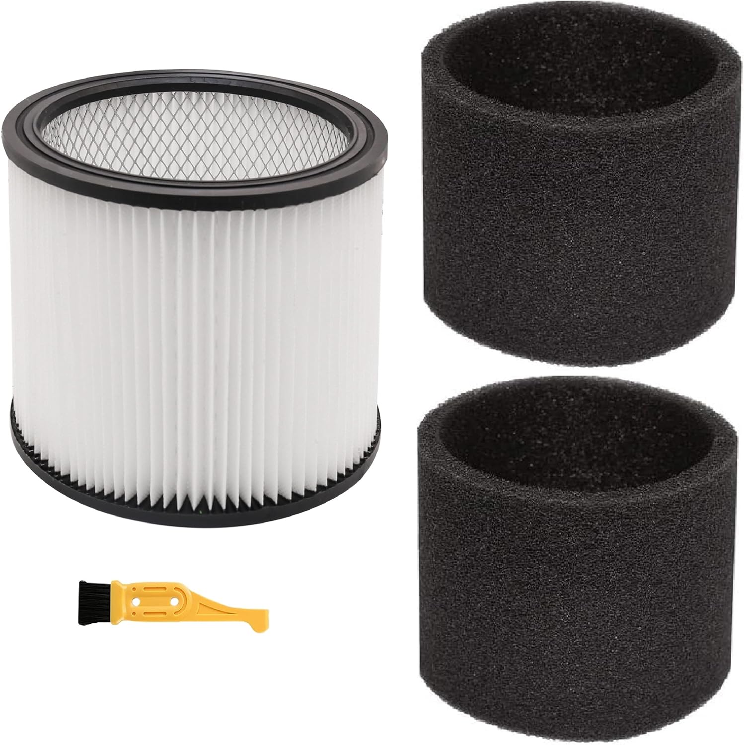 Anboo Replacement 90304 90350 90333 9030462 Cartridge Filter Foam Sleeve Compatible with Shop-Vac 5 Gallon Up Wet/Dry Vacuum Cleaners