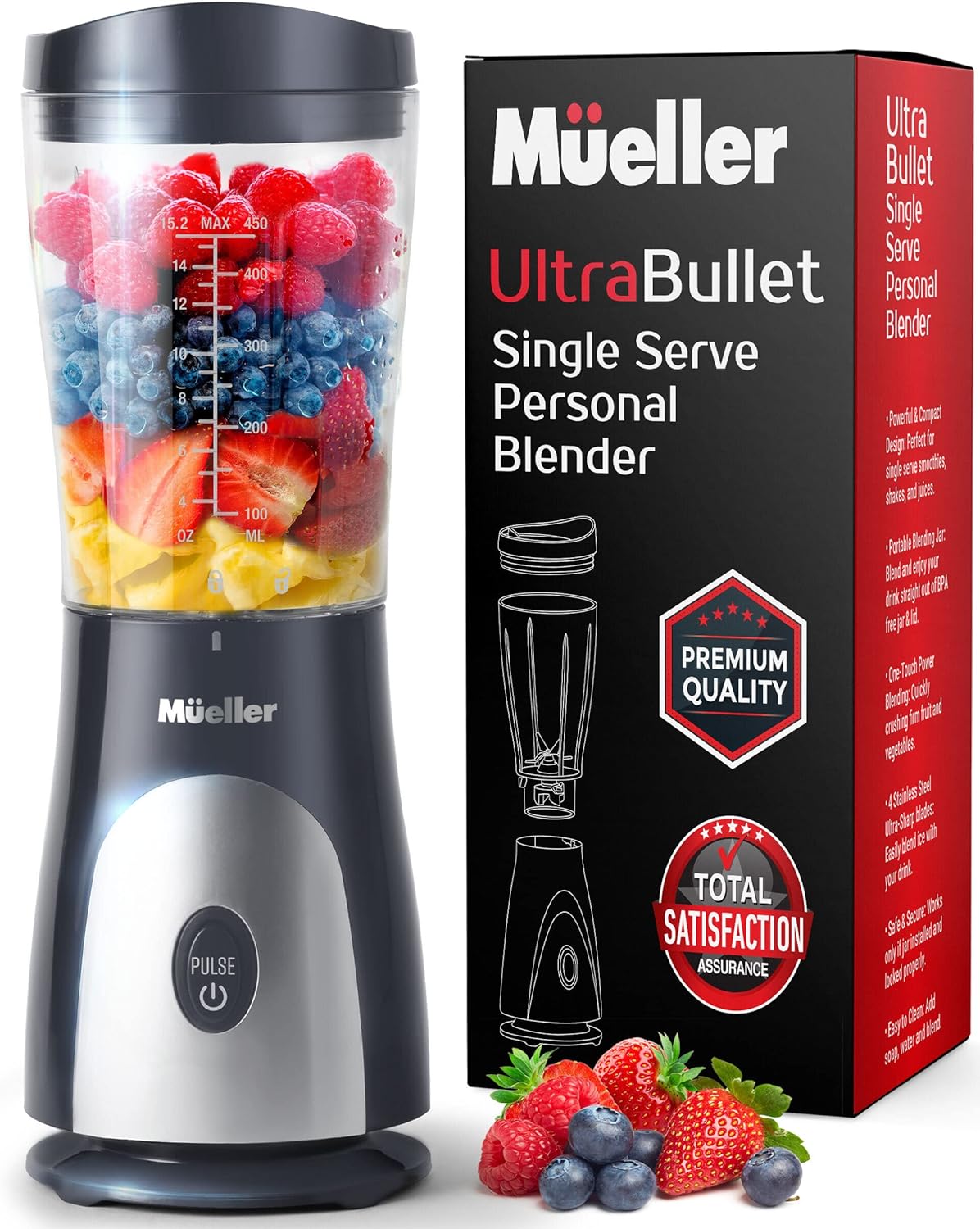 Mueller Austria PB-2200_Grey Mueller Ultra Bullet Personal Blender