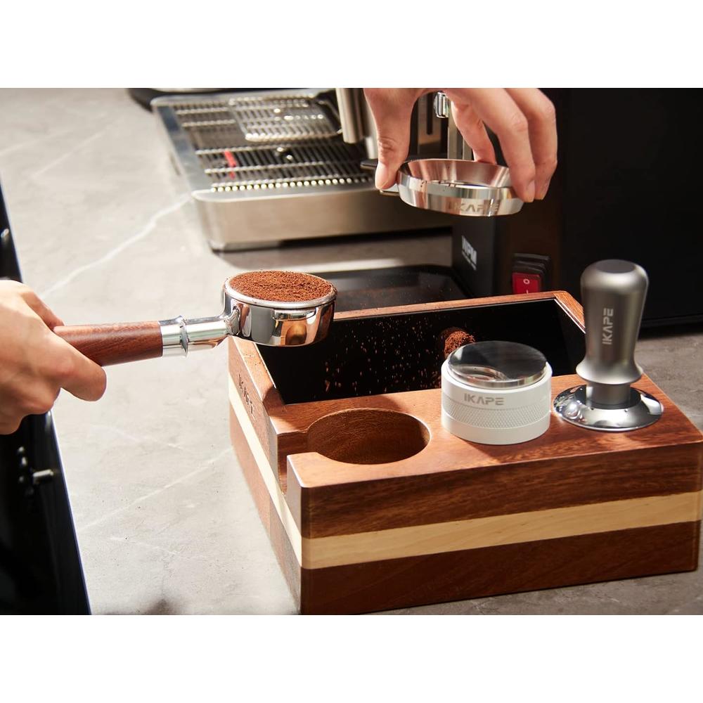 Generic IKAPE Espresso Knock Box, 4 IN One Espresso Accessories Organizer Box Compatible with 51