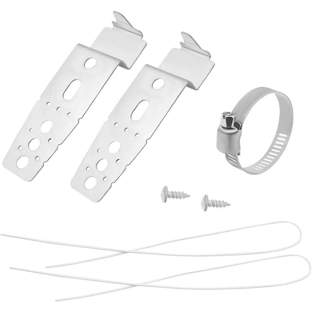 Beaquicy 5001DD4001A Dishwasher Mounting Bracket Kit - Replacement for L-G Dishwasher - This kit includes 2 mounting brackets,2 wires,2