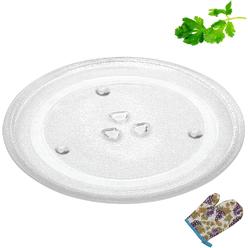 Home Right Microwave Glass Plate, 12-1/2" Microwave Turntable Tray Glass Plate Replacement, Compatible LG, Samsung, Kenmore, Hotpoint