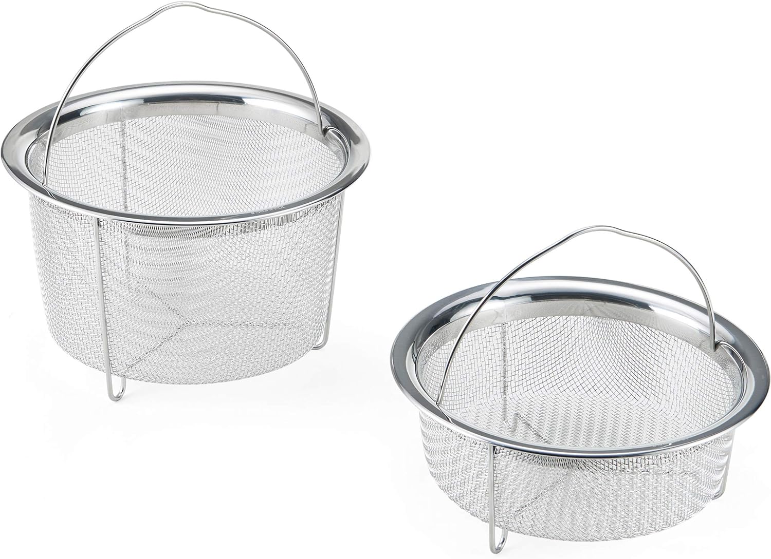 Lifetime Brands Instant Pot Official Mesh Steamer Basket, Set of 2, Stainless Steel