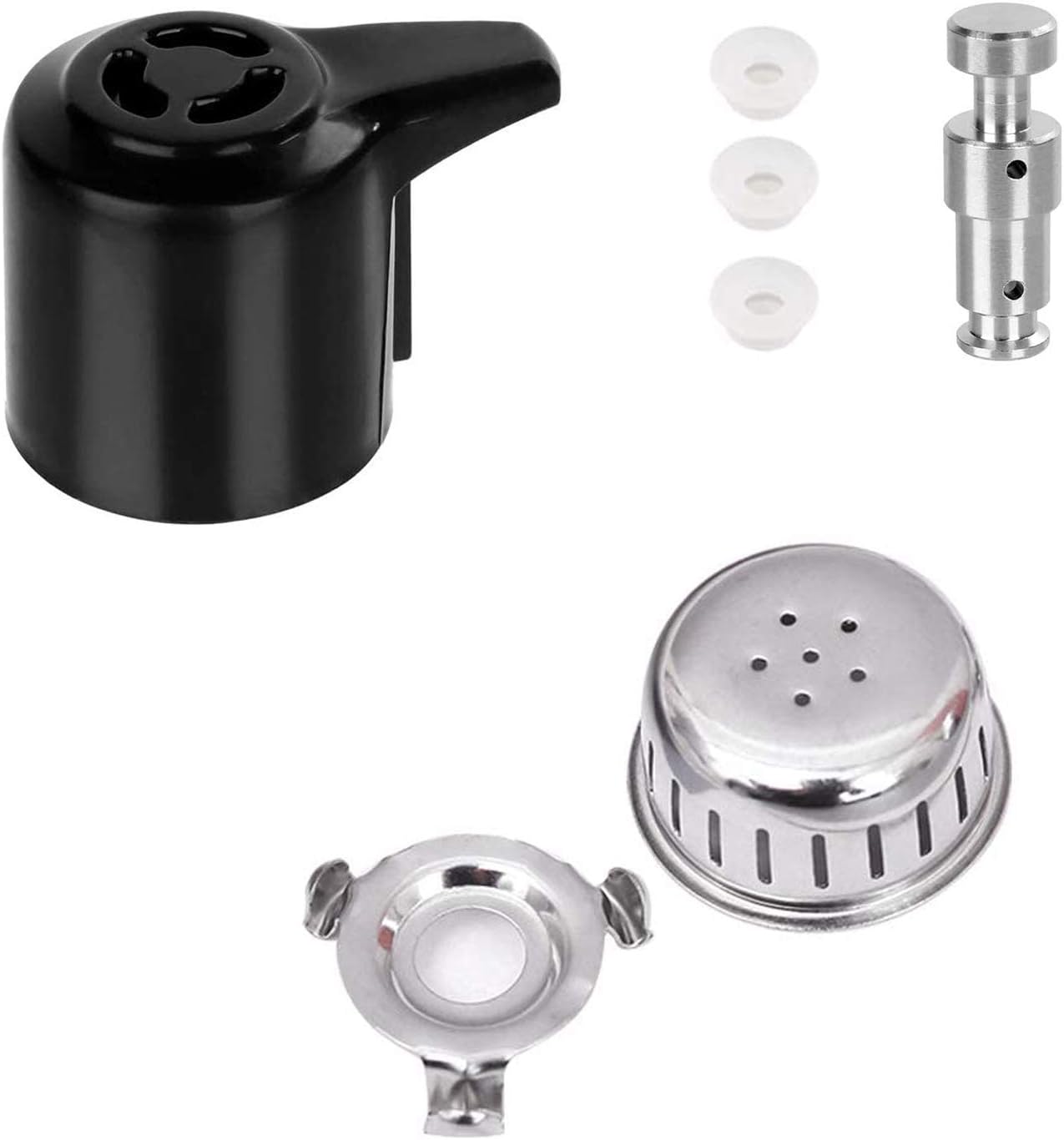 Generic iSH09-M673119mn Steam Release Handle,Original Float Valve  Replacement Parts with 3 Silicone Caps for Instant Pot Duo 3, 5, 6 and 8  Quart,Duo Pl